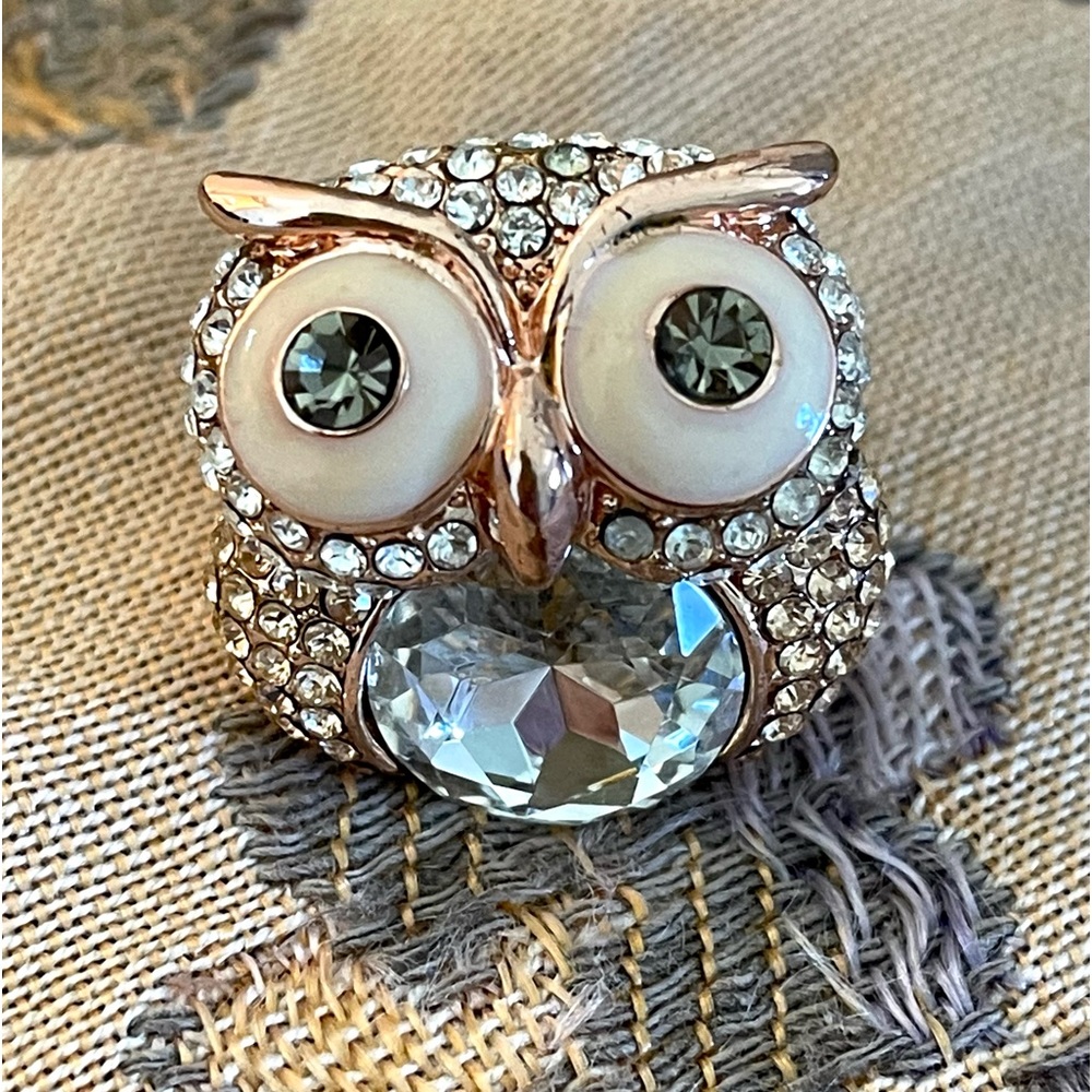 Custom Statement Owl Ring